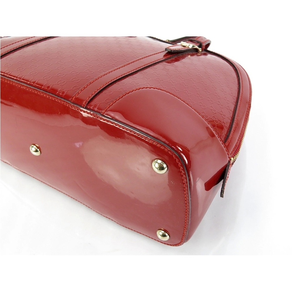 Gucci Glossy Red Satchel Bag - Picture 4 of 16